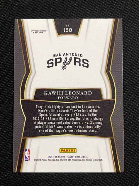 Kawhi Leonard Select Premier Level On Carousell