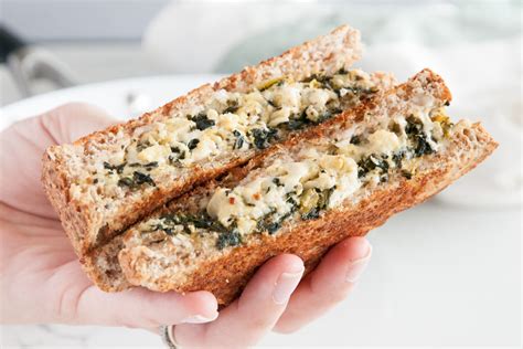 Spinach And Artichoke Grilled Cheese Sandwich Silver Hills