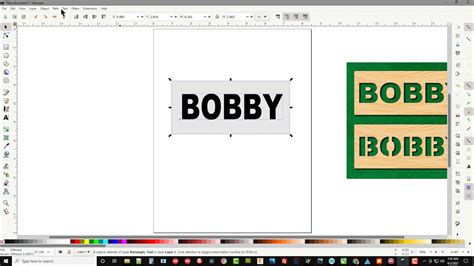 Editing Fonts In Inkscape For Use On The Scroll Saw YouTube