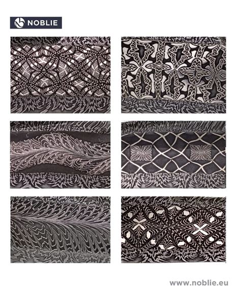 Mosaic Damascus Patterns How Its Made Noblie