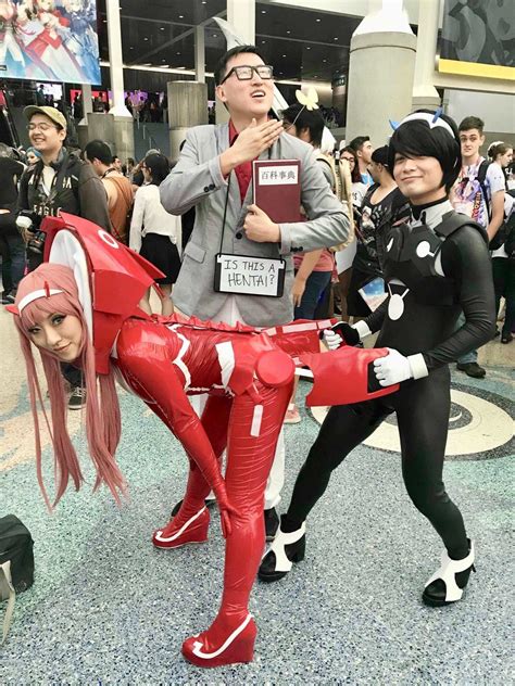 Is this a cosplay or a meme? 😂😂😂 : r/DarlingInTheFranxx