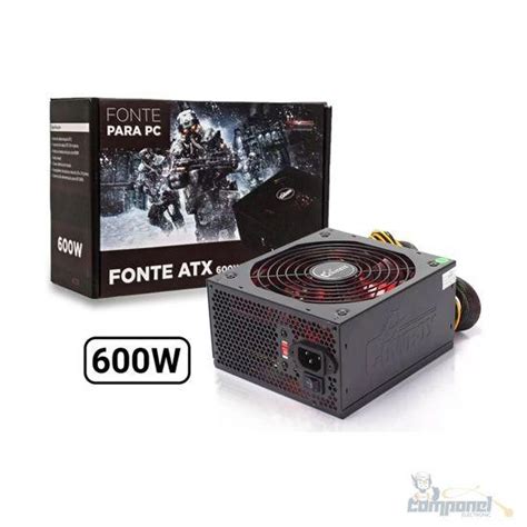 Fonte De Alimenta O Para Pc Atx W Reais Cowboy Silenciosa V E