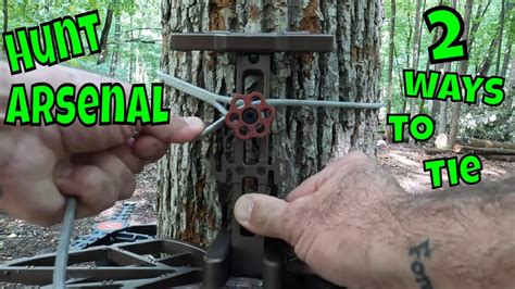 How To Properly Tie Your Hunt Arsenal Knot Youtube