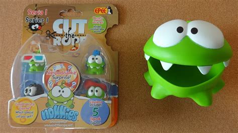 Cut The Rope Nommies Mini Figures Surprise Gold Om Nom Toy Unboxing