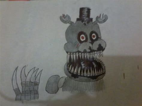 Mi nuevo dibujo Nightmare FNaF Amino Español Amino