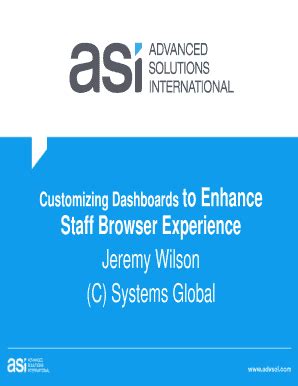 Fillable Online Customizing Dashboards To Fax Email Print PdfFiller