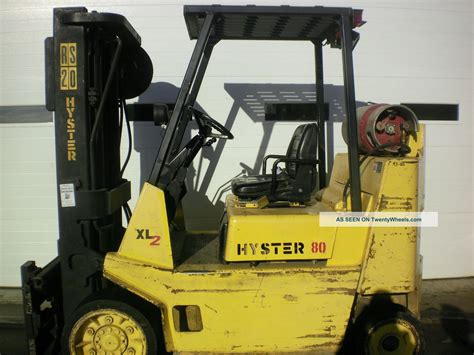 Hyster S80xl 2bcs Fork Truck Fork Lift