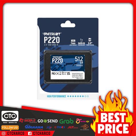 Promo SSD Patriot P220 2 5 SATA III SSD 512GB Cicil 0 3x Jakarta