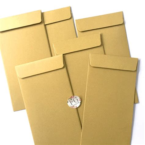 Premium 6pcs Money Envelopes, Plain Angpau 9x17cm by fgpaper | Shopee Malaysia