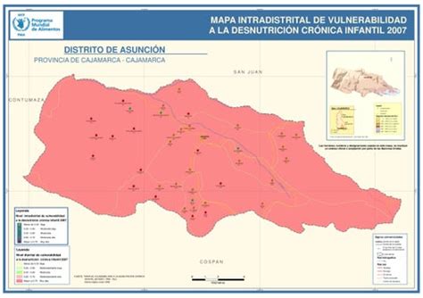 Mapa vulnerabilidad DNC Asunción Cajamarca Cajamarca by World Food