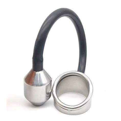 Stainless Steel Huge Big Anal Plug With Metal Cock Ring Dilatador Anal