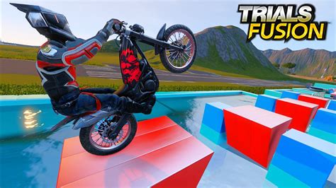 TRIALS FUSION Custom Ninja Tracks 6 Ninja Level 3 4 YouTube