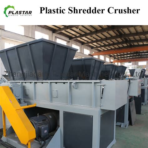 Plastic Recycling Single Shaft Shredder For Waste Scrap Metal Plywood