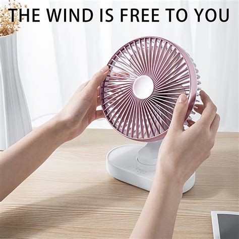 Vivawm Shaking Fan Desktop Dormitory Electric Fan Usb Small Fan