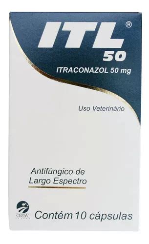 Itl 50 Itraconazol 50mg 10 Cápsulas Cepav Frete grátis