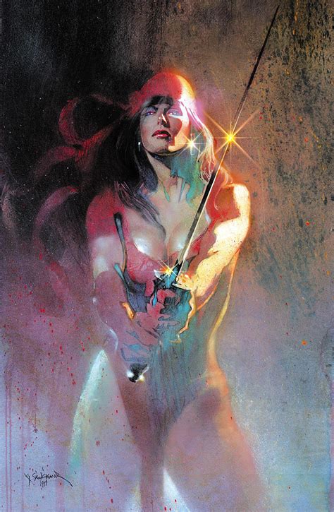 Bill Sienkiewicz Cover Art For Elektra 1999 Comicbookart