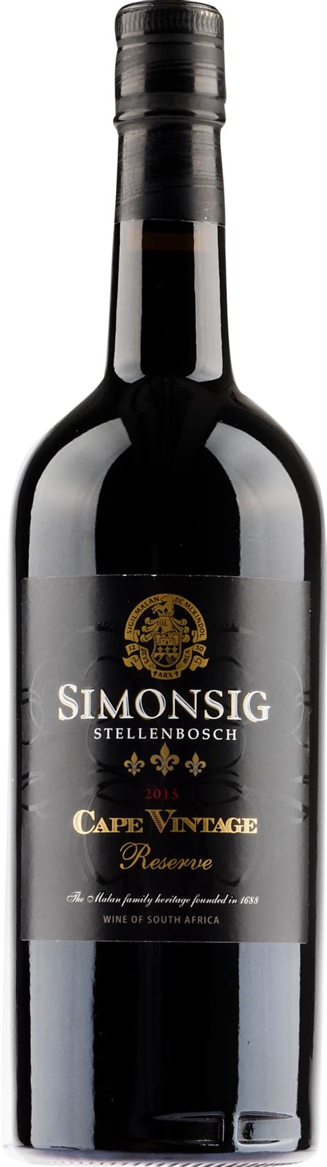 Simonsig Cape Vintage Reserve 2015 Alko