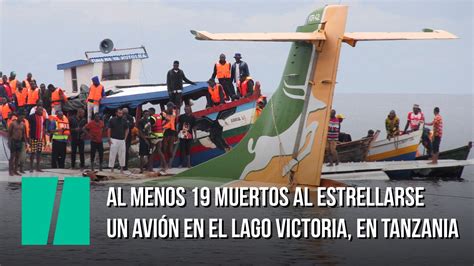 Al menos 19 muertos al estrellarse un avión en el lago Victoria en