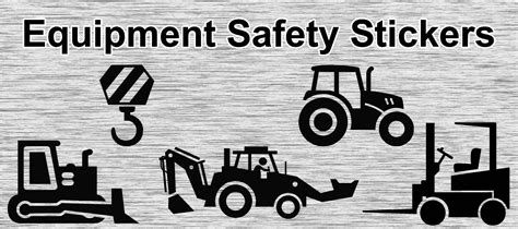 Heavy Machinery Safety Decals