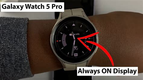 Samsung Galaxy Watch 5 5 Pro How To Enable Always ON Display YouTube