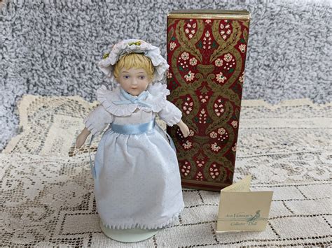 Vintage Porcelain Avon Victorian Collector Doll With Etsy