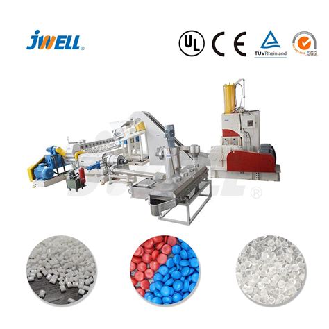 Jwell Color Masterbatch And Elastomer Compounding Complete Pelletizing