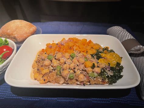 Harvest Grain Bowl In United Airlines First Class Live And Let S Fly