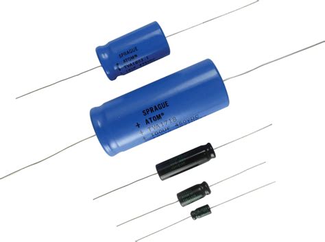 Capacitor - Sprague Atom, Aluminum Electrolytic | Amplified Parts