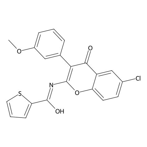 Buy N 6 Chloro 3 3 Methoxyphenyl 4 Oxo 4H Chromen 2 Yl Thiophene 2