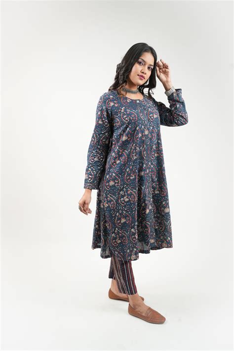 Indigo Bagh Print Kurta Set