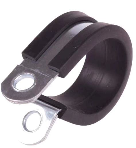 High Quality P Type Cable Rubber Lined Hose Clamp For Fixing P Clip