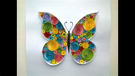 Paper Quilling: Butterfly Quilling Tutorial. | Doovi