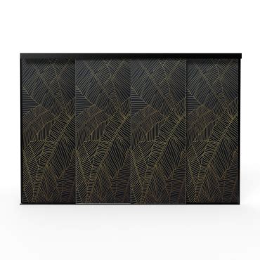 Porte De Placard Tisalia Vantaux Mod Le Black Vegetal Pour Placard