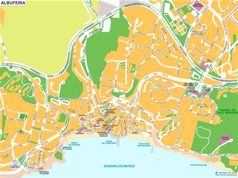 albufeira tourist map ontheworldmapcom