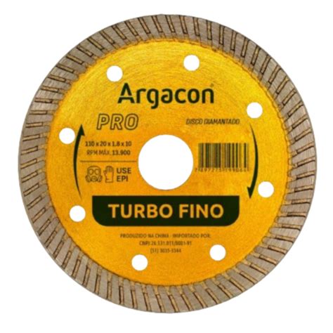 Disco De Corte Diamantado Turbo Fino Pro Argacon Leroy Merlin