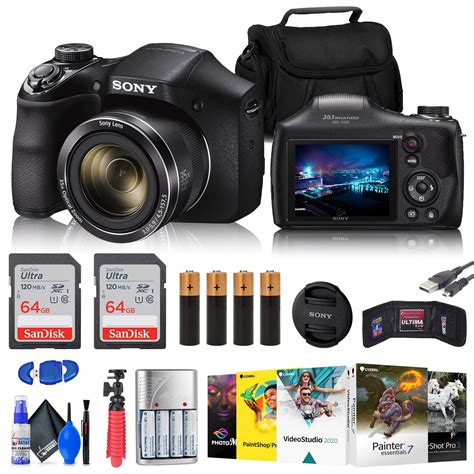 Amazon.com : Sony Cyber-Shot DSC-H300 Digital Camera (Black) (DSCH300/B ...