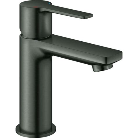 Grohe Lineare Single Lever Basin Mixer Al Brushed Hard Graphite