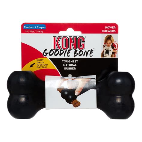 Kong Extreme Goodie Bone Dog Toy Black