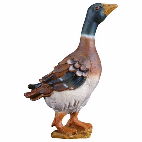 Standing Duck Cm Inch Hand Painted Ulrich Nativity Scene Val