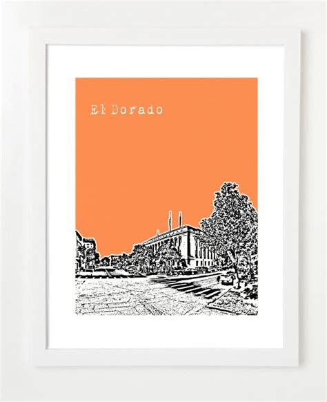 El Dorado Arkansas Poster El Dorado Art Print El Dorado - Etsy