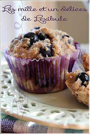 Recette de Muffins aux bleuets et à l avoine