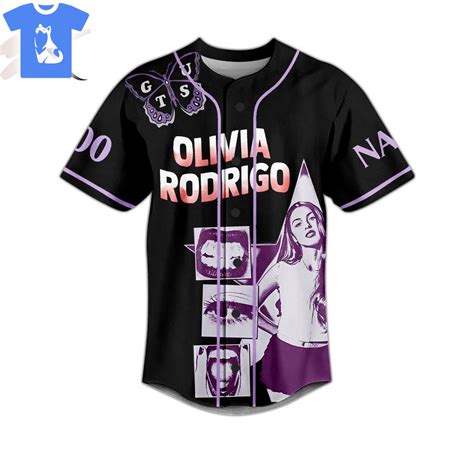 Olivia Rodrigo Guts World Tour Custom Baseball Jersey Shibtee Clothing