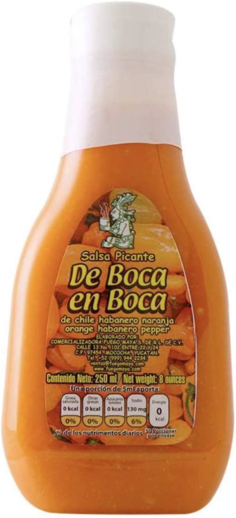 Salsa Picante De Habanero De Boca En Boca Piezas Amazon Mx