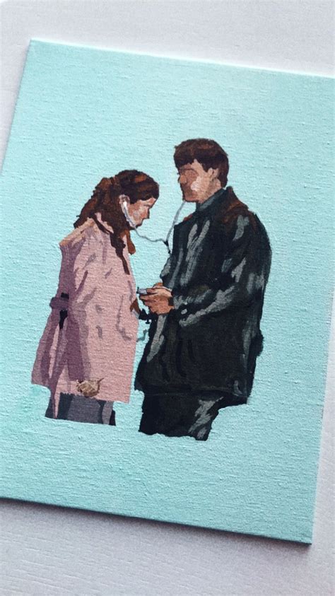 Jim and Pam | Office canvas, Canvas painting, Painting