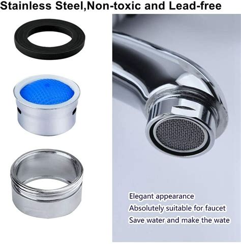 X Faucet Tap Nozzle Aerator Mm Replacement Water Saving Spout