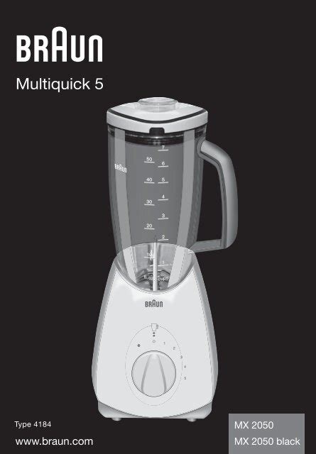 Multiquick 5 - Braun Consumer Service spare parts use instructions ...