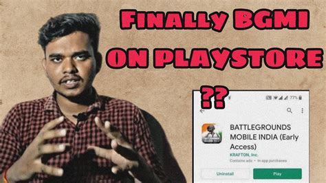 Finally Bgmi Is Back On Play Store Youtube