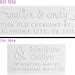 Personalized Name And Address Seal Embosser Handheld Wedding Invitation