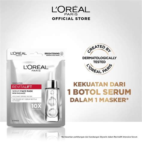 Jual L Oreal Paris Revitalift Pro Youth Serum Face Mask Skin Care