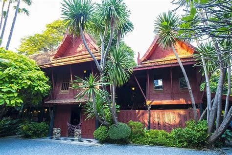 Glass Frame Of Jim Thompson House Bangkok Thailand